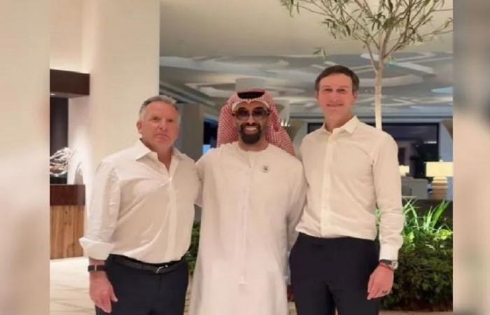 طحنون بن زايد يلتقي ويتكوف وكوشنر