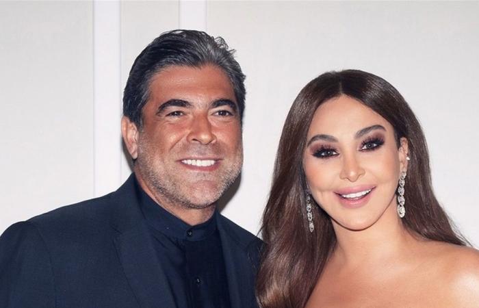 فيديو ينتشر.. إليسا تقبل وائل كفوري: "حياة قلبي"