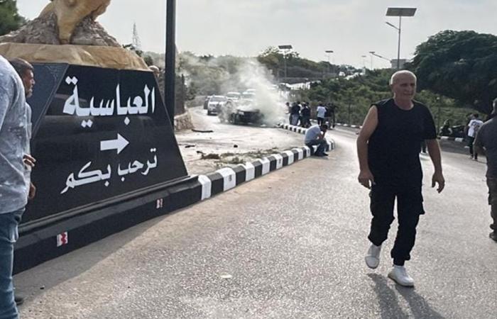 بالصورة- استهداف سيارة في بلدة برج رحال