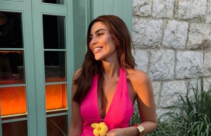 لين برنجكجي بصورة عفوية من دون ماكياج