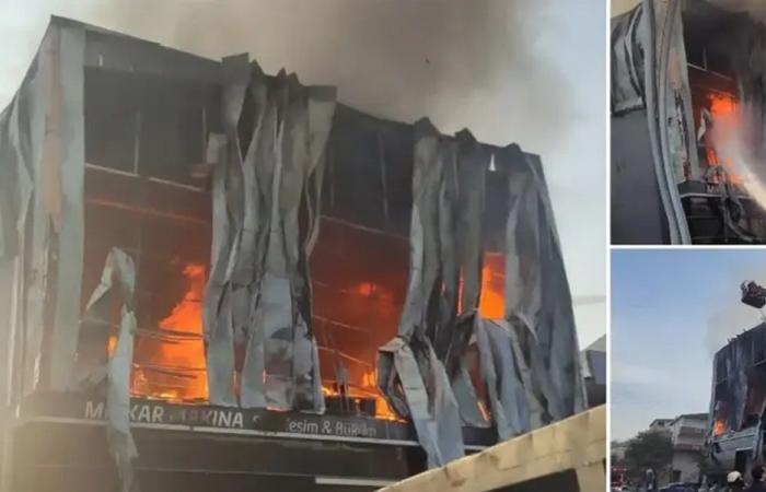 6 قتلى بحريق التهم معملًا للعطور في تركيا (فيديو)