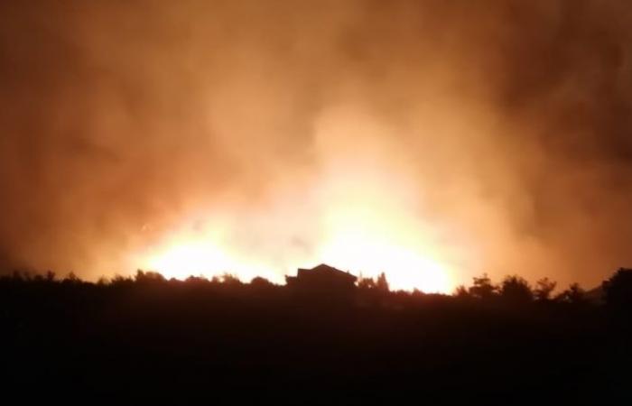 حريق كبير في الزعرورية… ومناشدة!