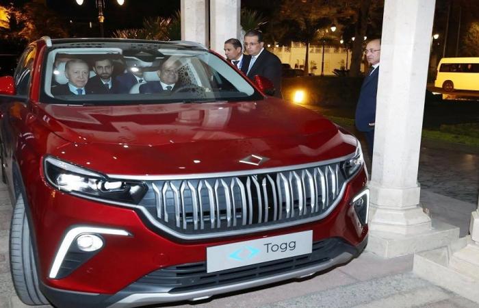 سيارة من أردوغان للسيسي (فيديو)