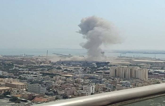 انفجار قرب القاعدة الأميركية في البحرين (فيديو)