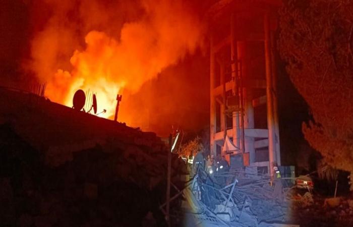 بعد الإنذار الإسرائيلي.. غارة تستهدف البرغلية (فيديو)