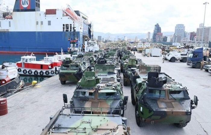 الجيش يتسلم 39 ناقلة جند VAB هبة من السلطات الفرنسية