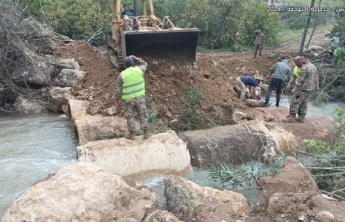 الجيش: تركيب نقطة مراقبة.. واستكمال تأهيل جسر طيرفلسيه(صور)