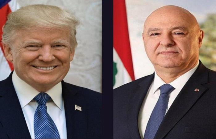 عون مطمئن لنتائج اتصاله بترامب