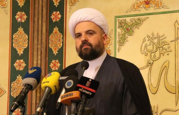 قبلان: هناك من يريد أن يسقط لبنان بفتنة خراب هائلة
