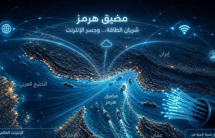 "الإنترنت مهدد".. ما علاقة مضيق هرمز؟