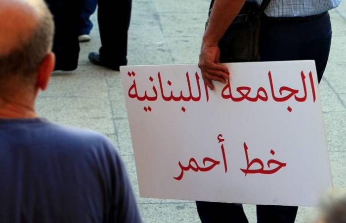 استمرار إضراب الموظفين في الجامعة اللبنانية