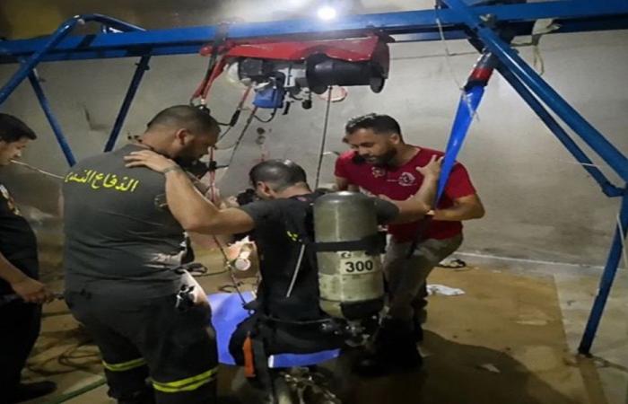 إنقاذ عاملين من بئر قيد الحفر