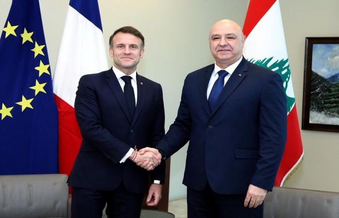 عون وماكرون يبحثان الأوضاع في لبنان ومسار المفاوضات