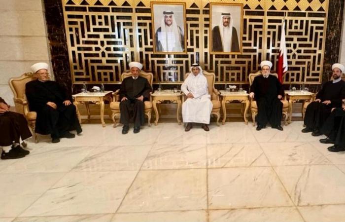 المفتي دريان عزّى سفير قطر بوفاة الأمير حمد