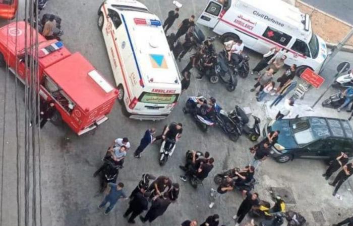 إخماد حريق في مبنى سكني ببئر العبد