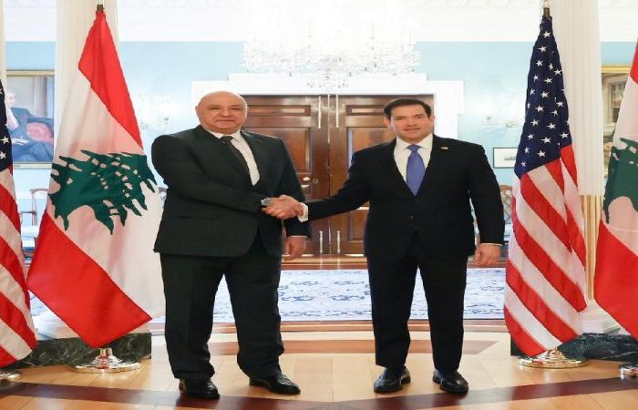 الرئيس عون لروبيو: لتحقيق الانسحاب الاسرائيلي