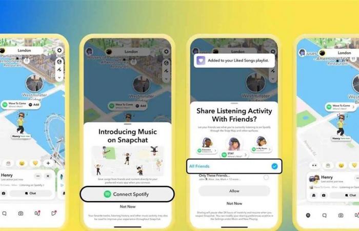 "سناب شات" تطلق ميزة Now Playing لمشاركة الموسيقى