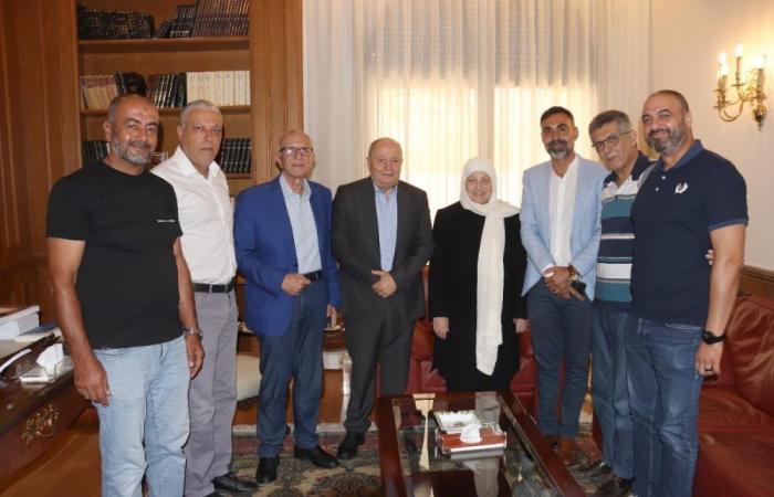 بهية الحريري تبحث مع الأسمر أوضاع الجنوب والأزمات المعيشية