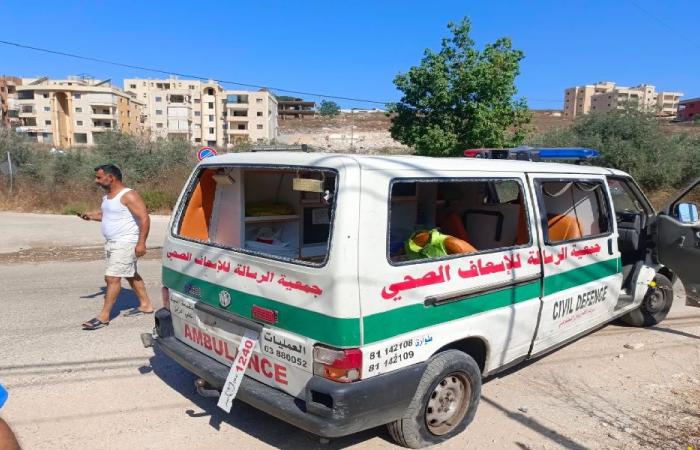 مسيّرة إسرائيلية تستهدف فرق إسعاف في النبطية