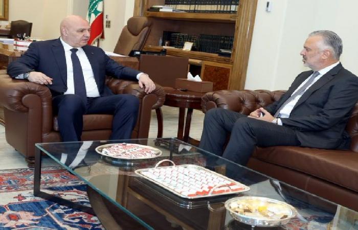 الرئيس عون بحث مع حبيش نتائج زيارة روما