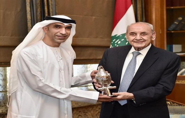 وفد إماراتي في عين التينة