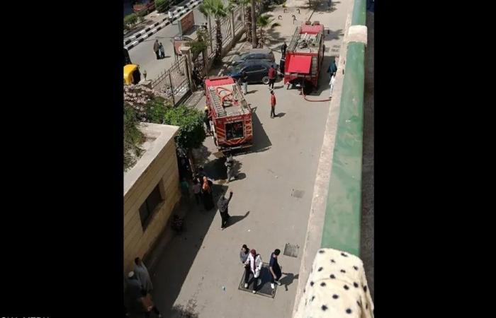 اندلاع حريق داخل قسم الأطفال في مستشفى مصري