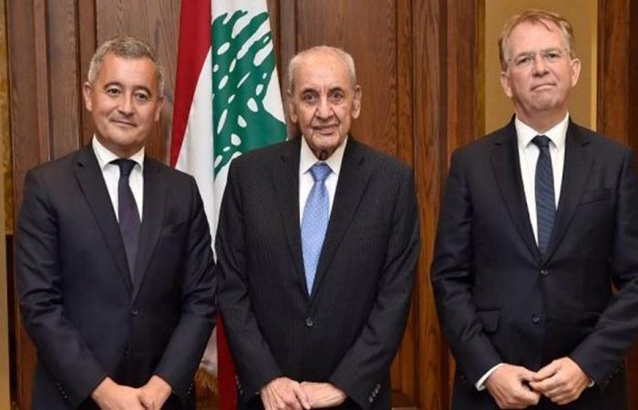 بري يستقبل وزير العدل الفرنسي