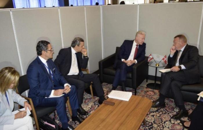رجي عرض مع نظيره الدانماركي لملف ما بعد “اليونيفيل”