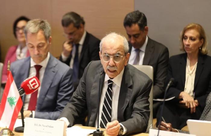 سلام: نحتاج اليوم إلى وقوف شركائنا إلى جانب الدولة اللبنانية
