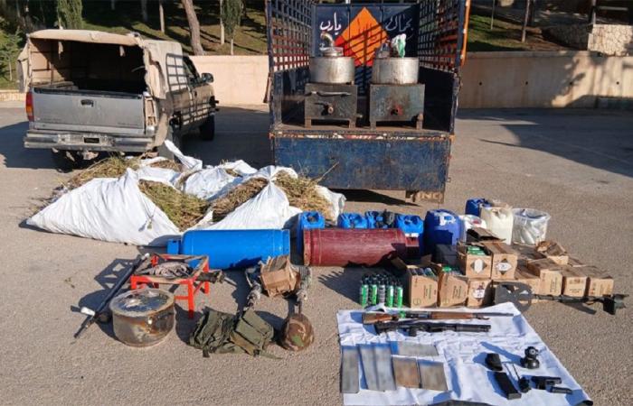 الجيش يضبط آلات ومواد أولية لتصنيع المخدرات في بوداي