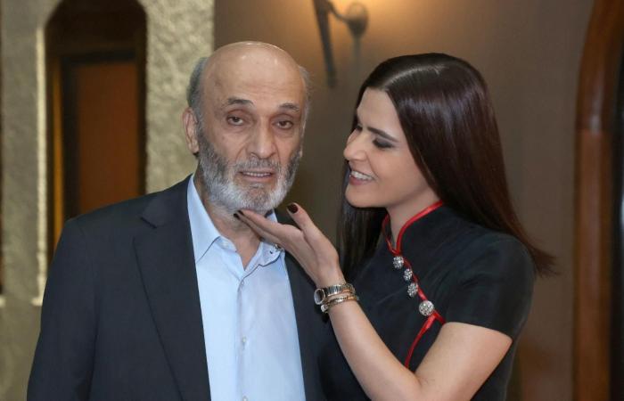 ستريدا جعجع لسمير: العمر كلو يا سند بلدنا وسندي