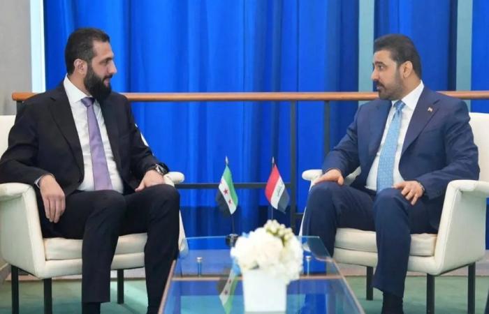 الشرع: نحرص على تحقيق أعلى مستويات التعاون مع العراق