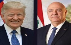 ترامب يطمئن عون بشأن تمديد الهدنة مع إسرائيل عند الحاجة